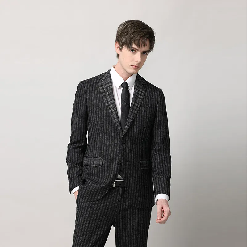 RARE Suit Coat Men's Black Gray-4