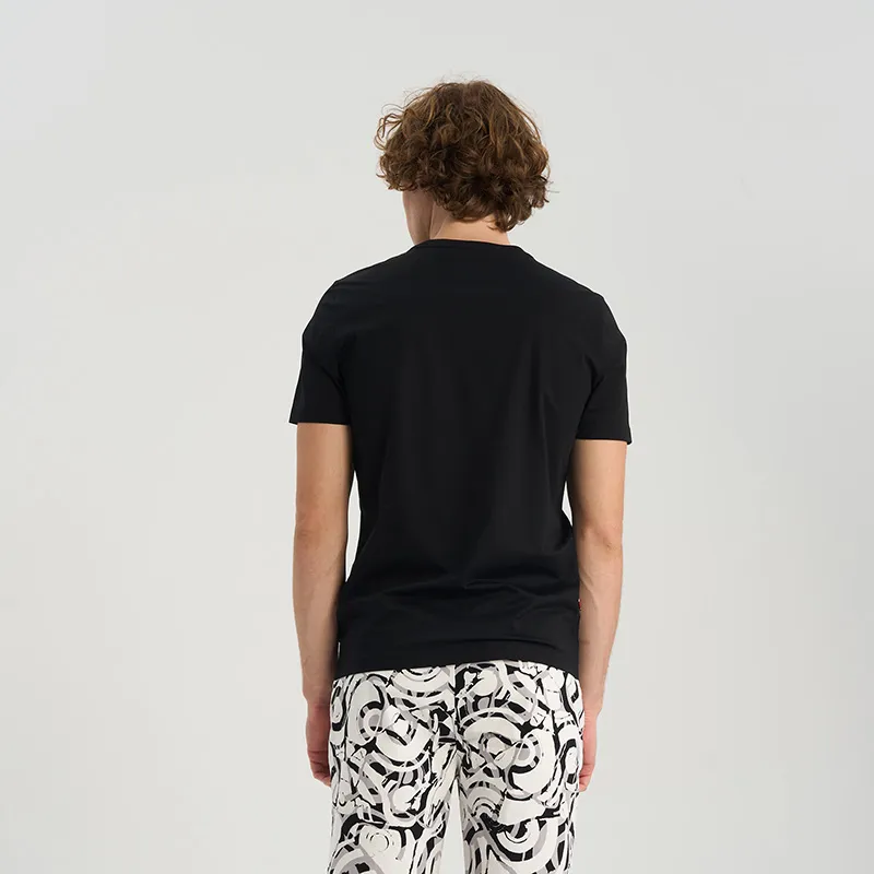 RARE Short Sleeved T Shirts Men's Black-6