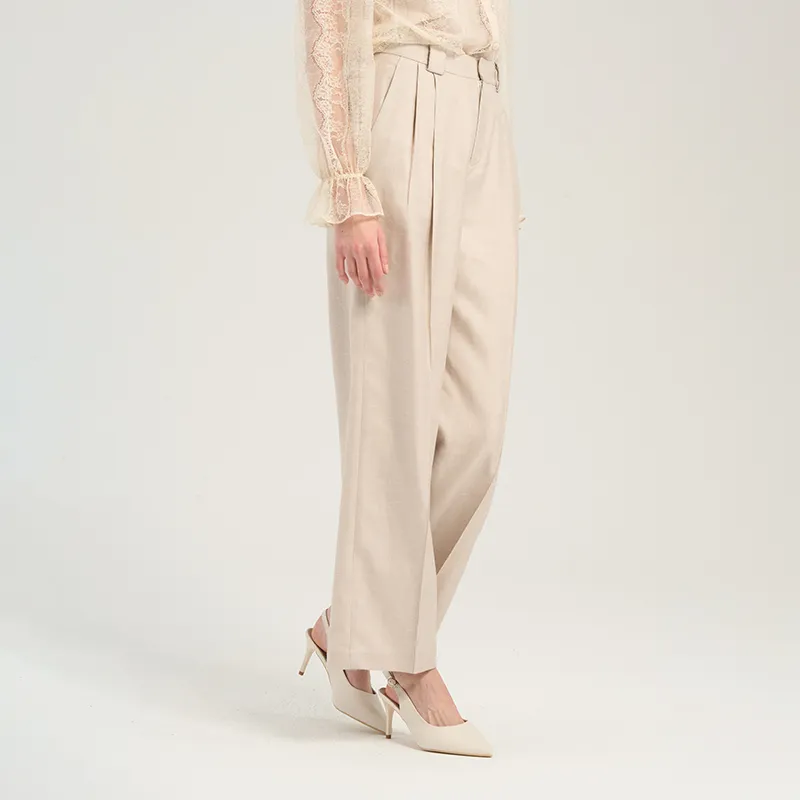 RARE Suit Trouser Women's Gray Pink-4