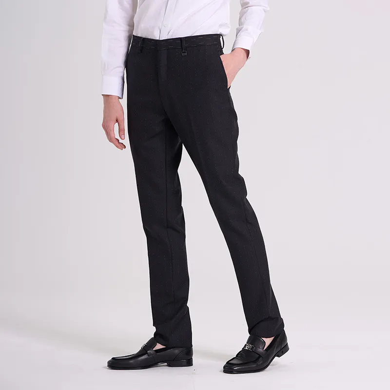 RARE Suit Trousers Men's Black Gray Color-4