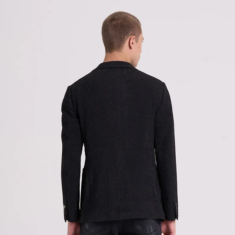 RARE Casual Suit Business Suit Men's Black-4