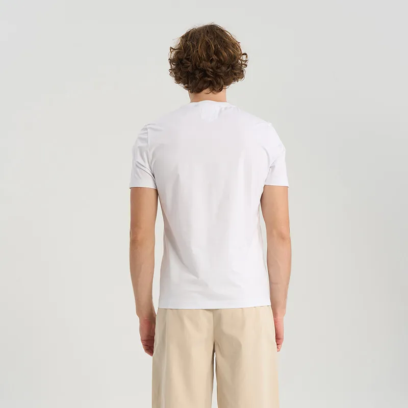 RARE Short Sleeved T Shirts Men's White-5