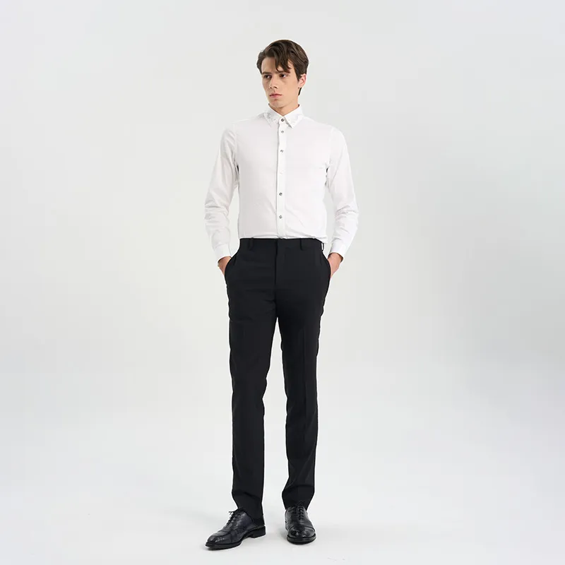RARE Long Sleeved Shirts Men's White-7