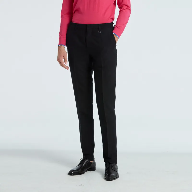 RARE Suit Trousers Men Black-4