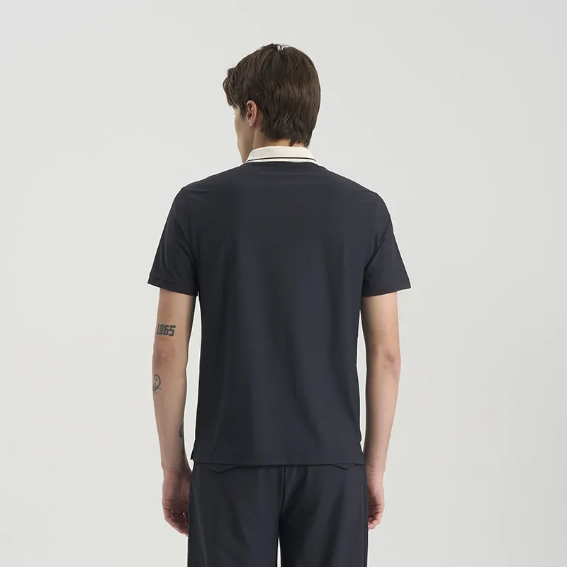 RARE Polo Shirt Short-Sleeved T-Shirts Men's Black-7