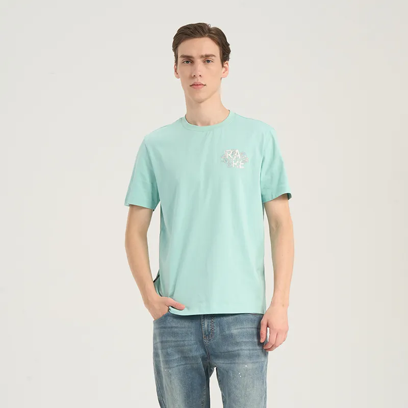 RARE T Shirts Men Green-3