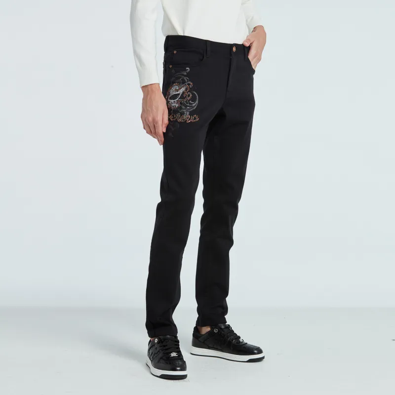 RARE Jeans Men Black-4