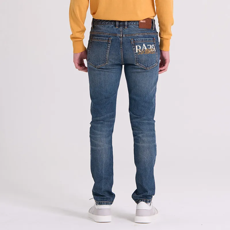 RARE Jeans Men Denim Blue-5