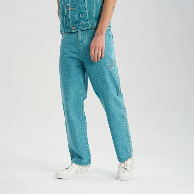 RARE Jeans Men Turquoise-5