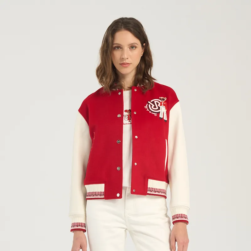RARE Jackets & Coats Women's Red White-3