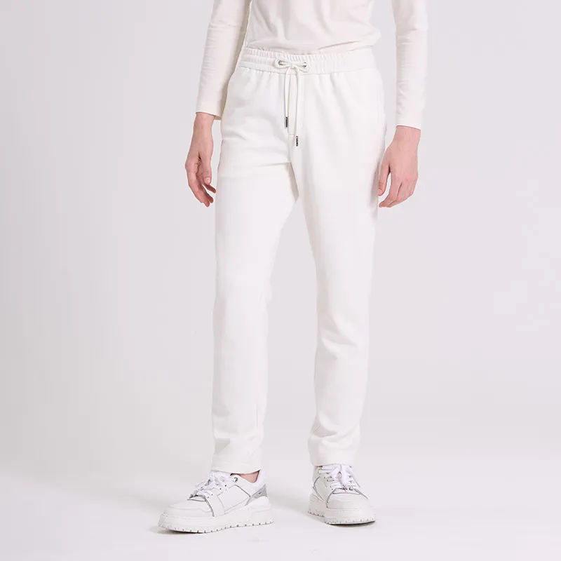 RARE 24FW Knitted Sports Pants Men's White-3