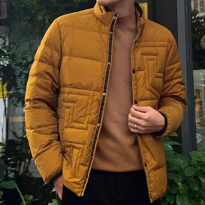RARE Down Jackets Men Coffee-2