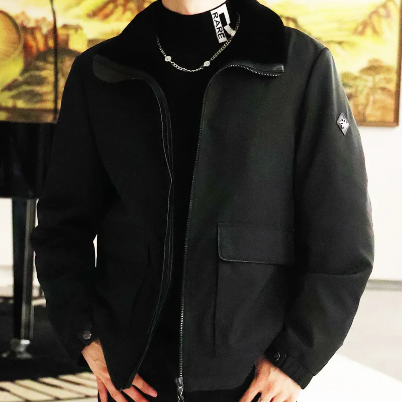 RARE Leather Jacket Men's Black-3