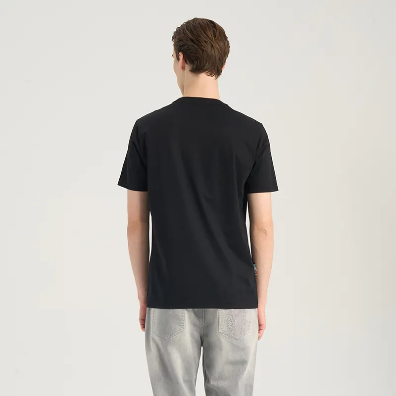 RARE Short Sleeved T Shirts Men's Black-3