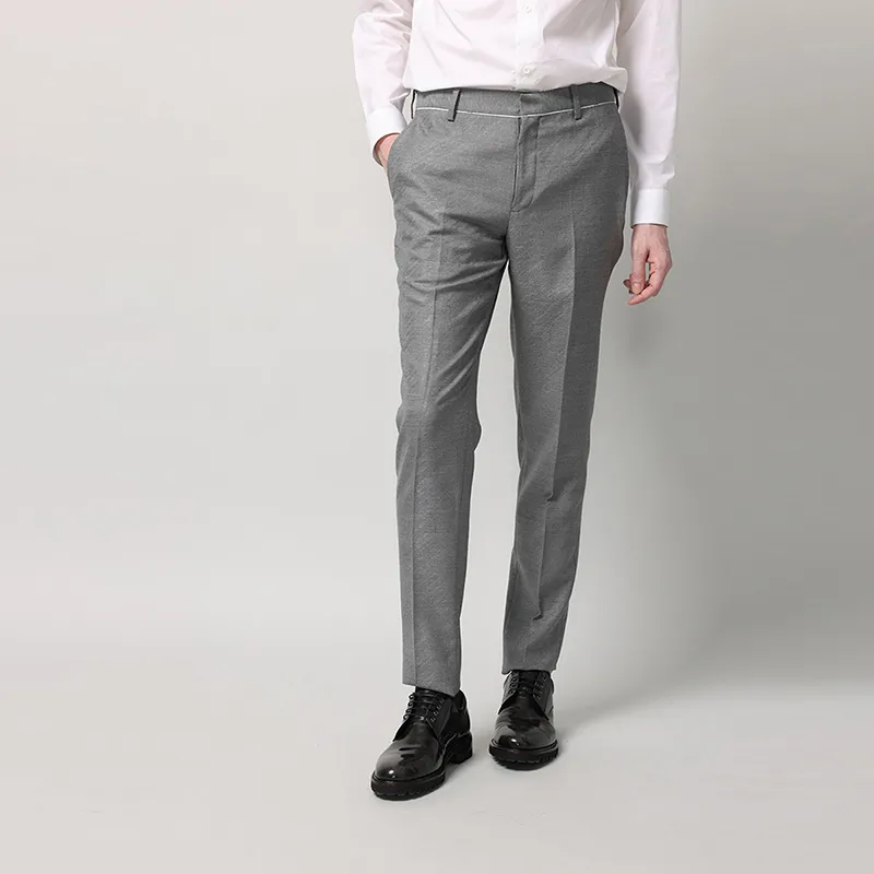 RARE Suit Trousers Men Gray-2
