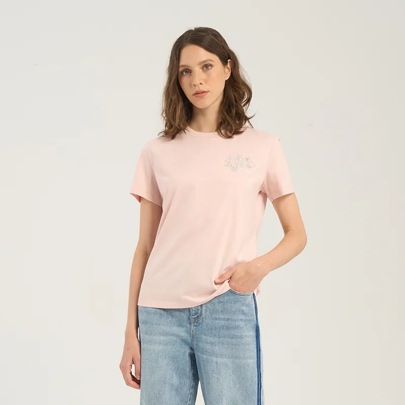 RARE T Shirts Women's Pink-4