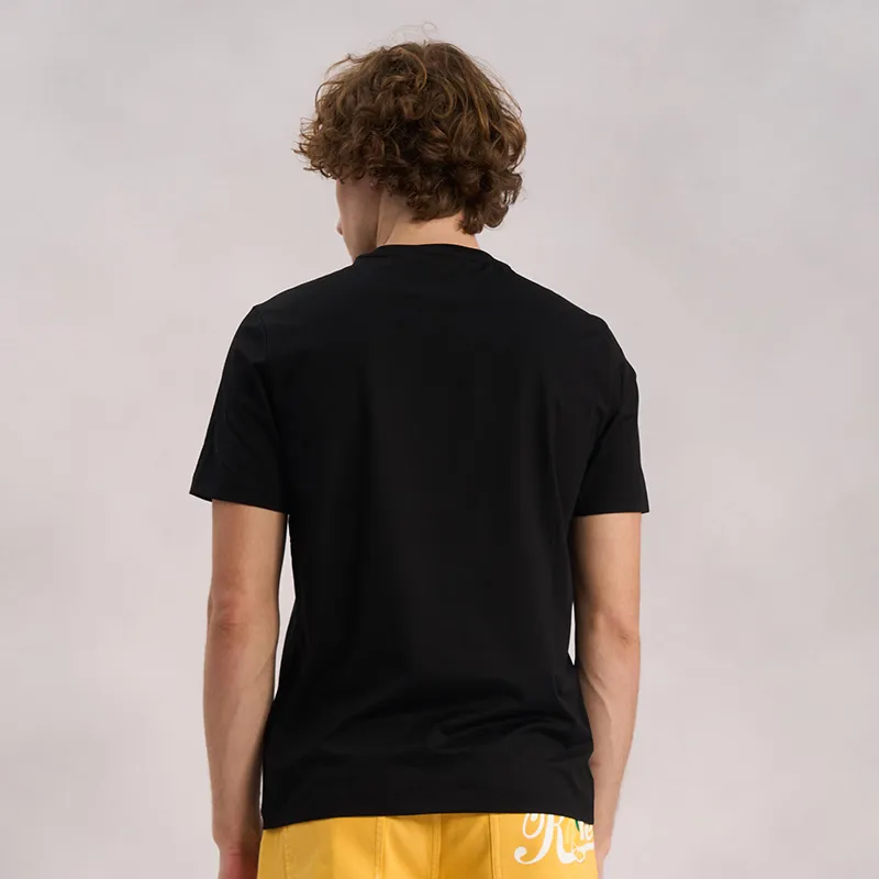 RARE Short Sleeved T Shirts Men's Black-6