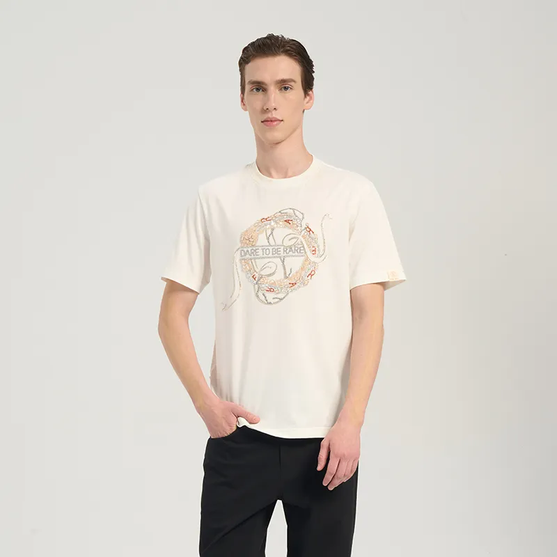 RARE CNY New Year's Collection T Shirt Men's White-3