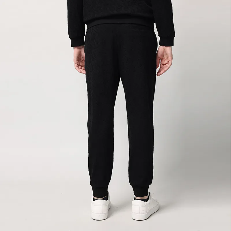 RARE Knitted Sports Pants Men's Black-4