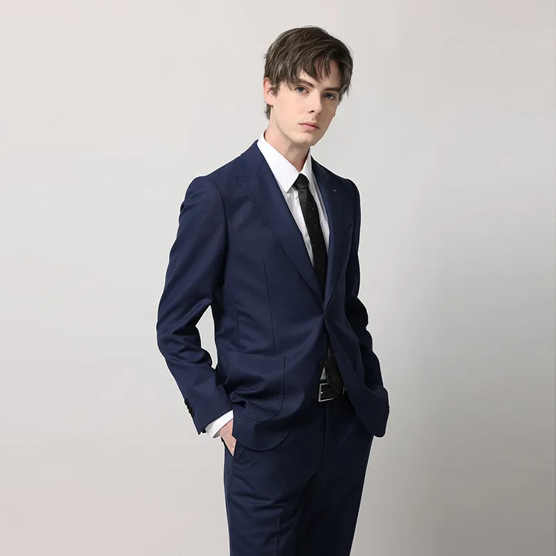 RARE Business Suit Suit Men's Royal Blue-4