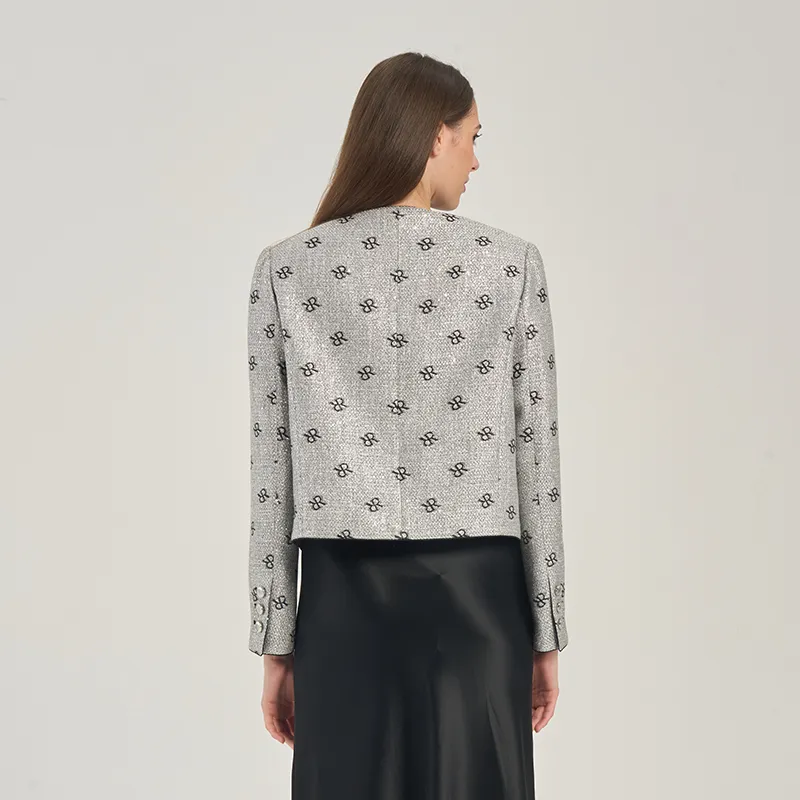 RARE Jackets & Coats Women's Silver-5