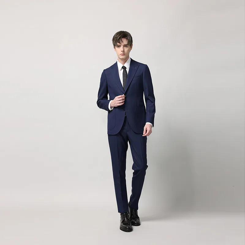 RARE Business Suit Suit Men's Royal Blue-5