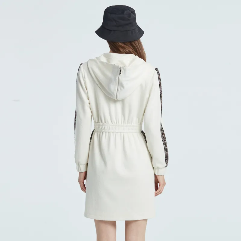RARE Long Sleeved Dresses Women's White-3