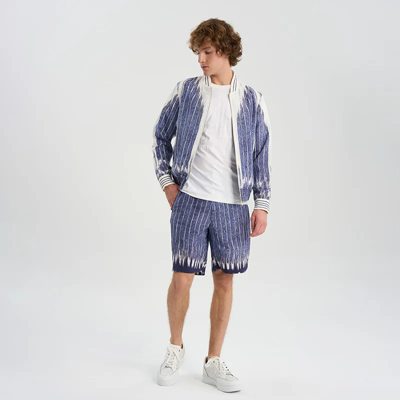 RARE Jackets Men Blue With White Lettering-7