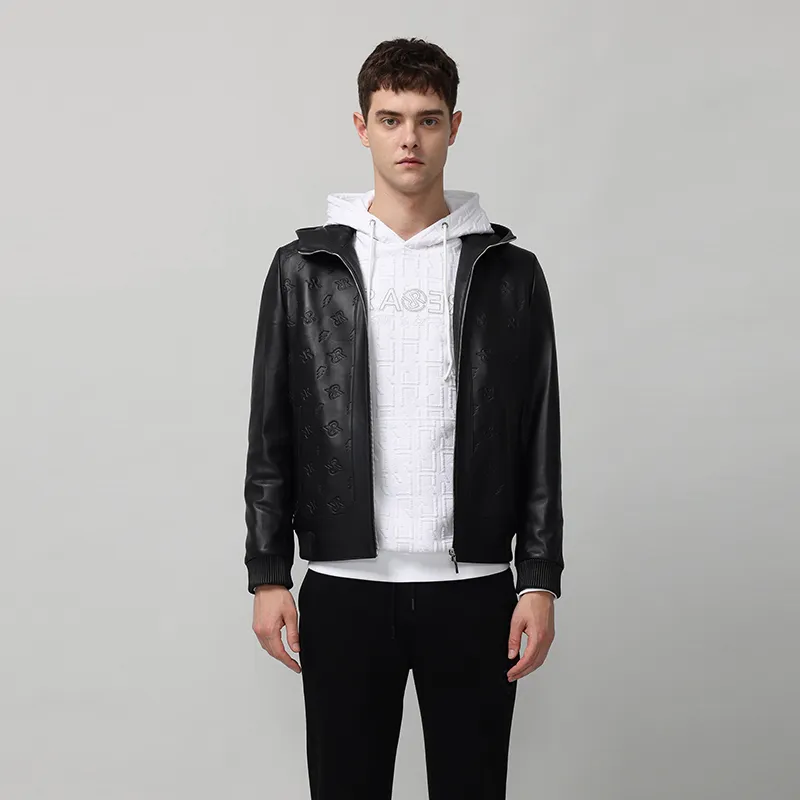 RARE Leather Jacket Men's Black-2
