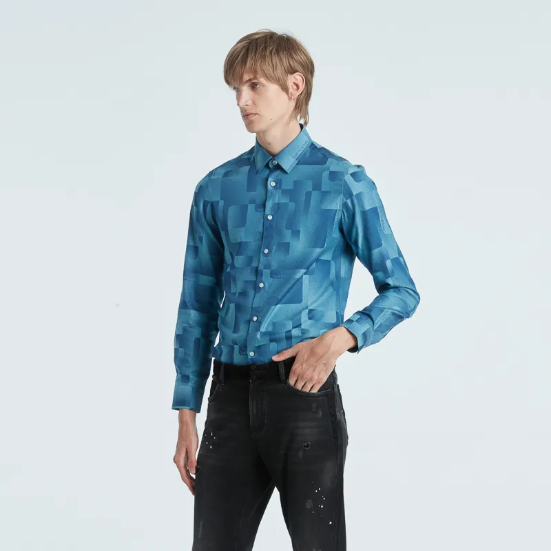 RARE Shirts Men Lake Blue-3
