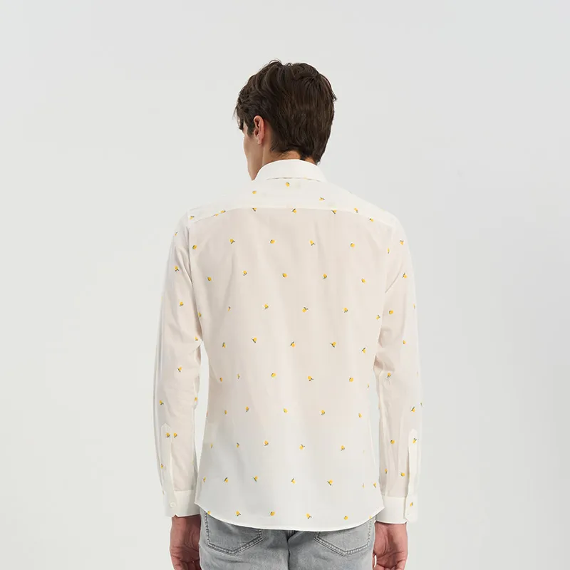 RARE Long Sleeved Shirts Men's White-6