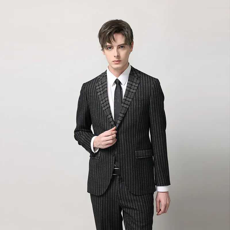 RARE Suit Coat Men's Black Gray-3