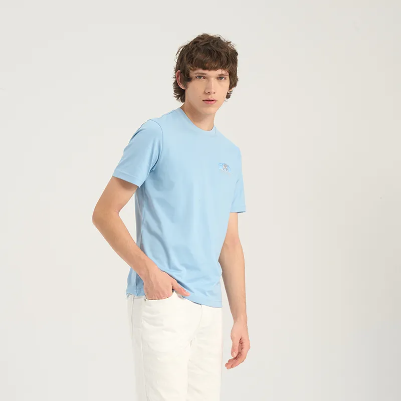 RARE Short-Sleeved T-Shirts Men's Blue-4