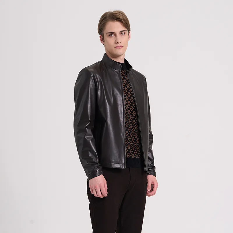 RARE Leather Jacket Men's Black-4