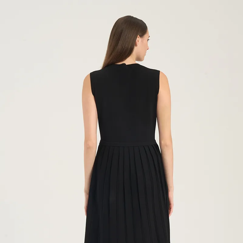 RARE Sleeveless Dress Women's Black-5