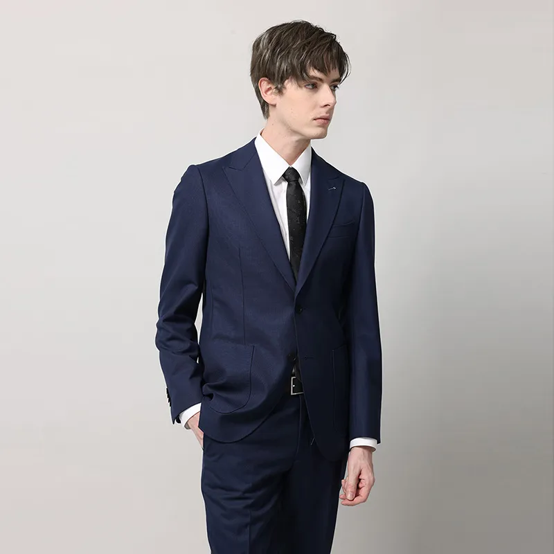RARE Business Suit Suit Men's Royal Blue-3