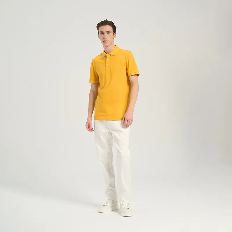 RARE Polo Shirts Men Yellow-6