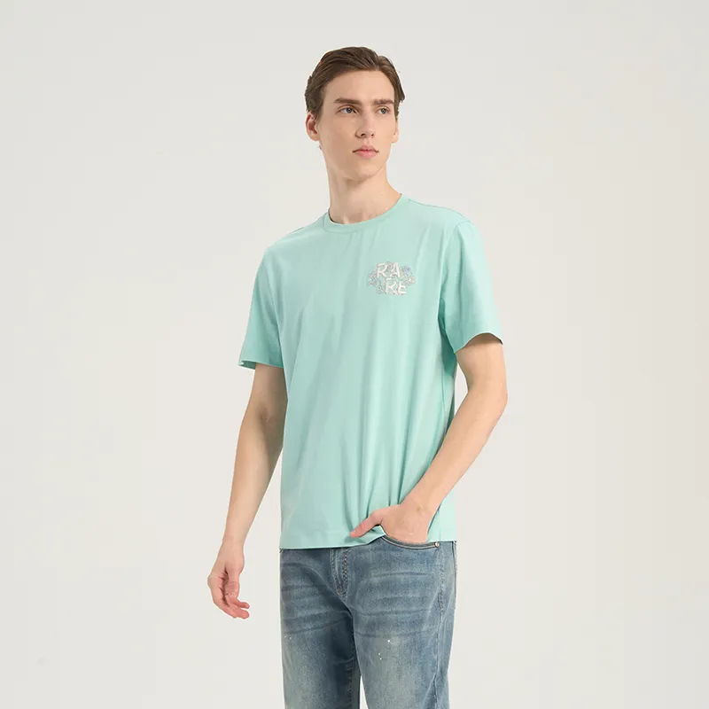 RARE T Shirts Men Green-4
