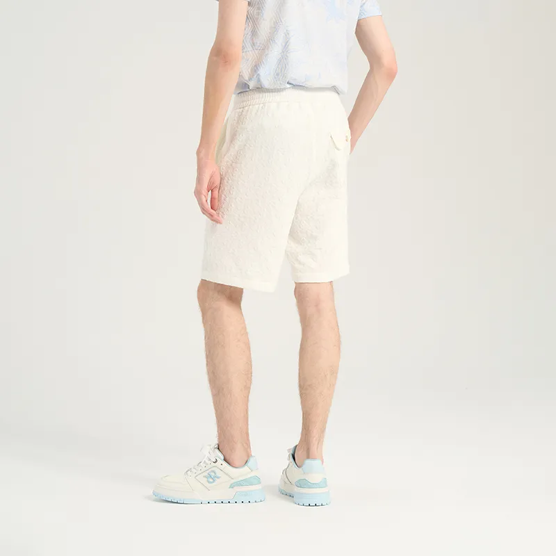 RARE Casual Shorts Men White-3