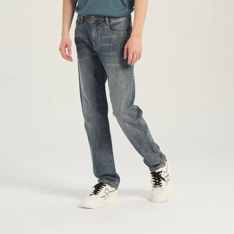 RARE Jeans Men Denim Blue-4