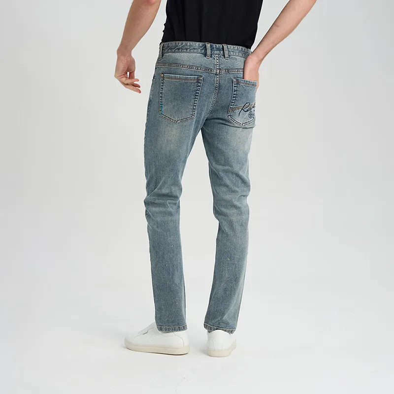 RARE Jeans Men Denim Blue-5
