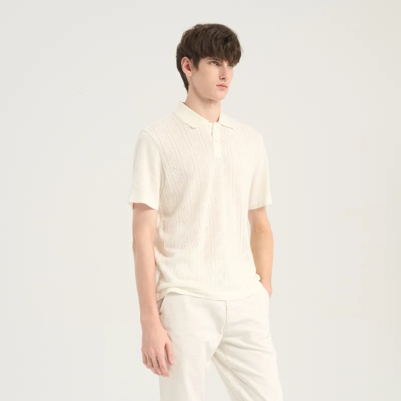 RARE Polo Shirts Men Ecru-3