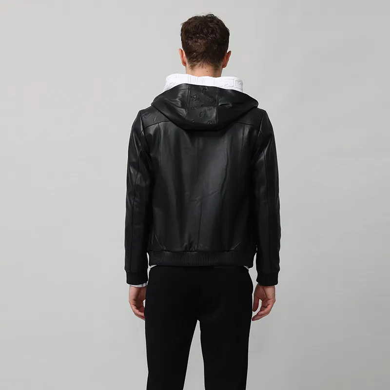 RARE Leather Jacket Men's Black-4