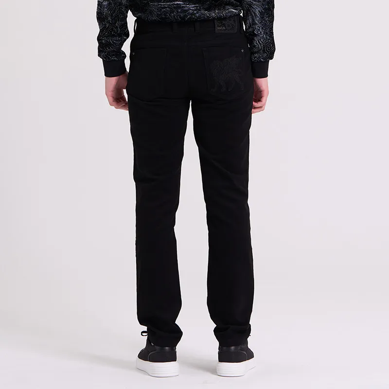 RARE Casual Pants Men Black-5