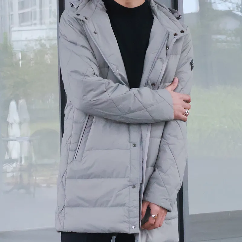 RARE Down Jackets Men Gray-2
