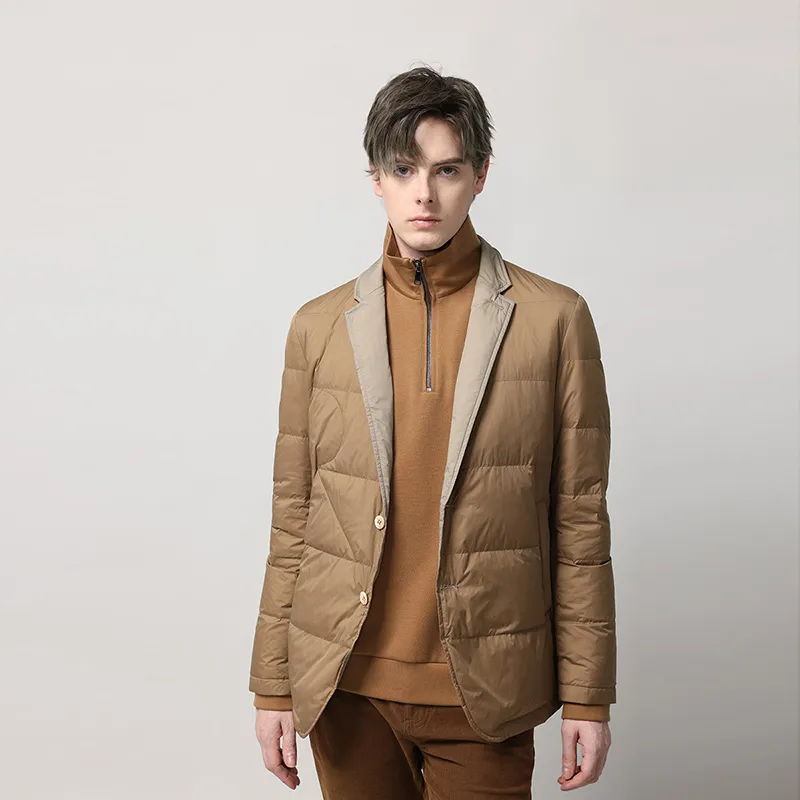 RARE Down Jackets Men Khaki-2
