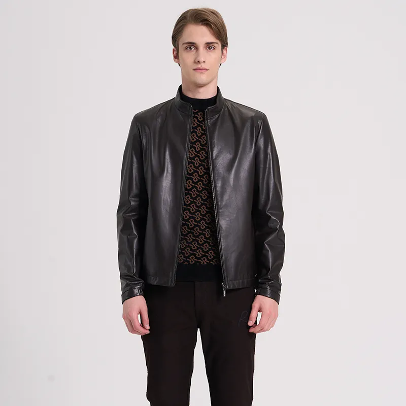 RARE Leather Jacket Men's Black-3