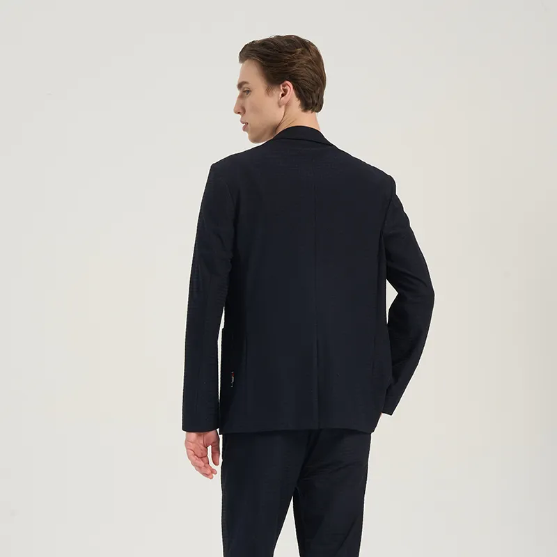 RARE Comfortable Suit Pants Men's Dark Navy Blue-5