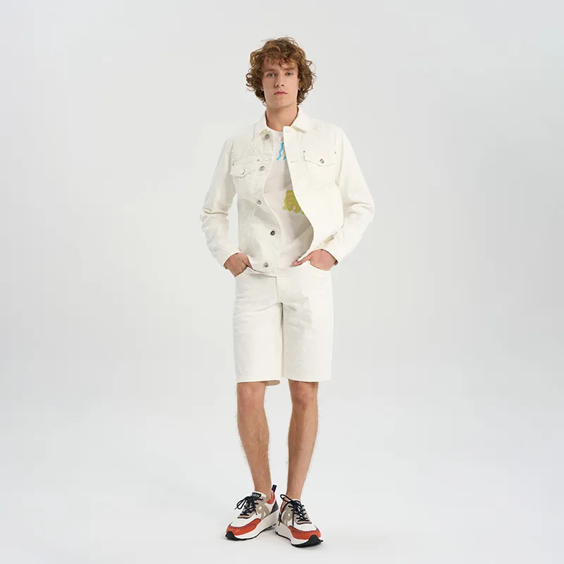 RARE Denim Jackets Men White-6