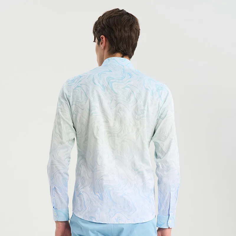 RARE Long Sleeved Shirts Men's Multicolor-6